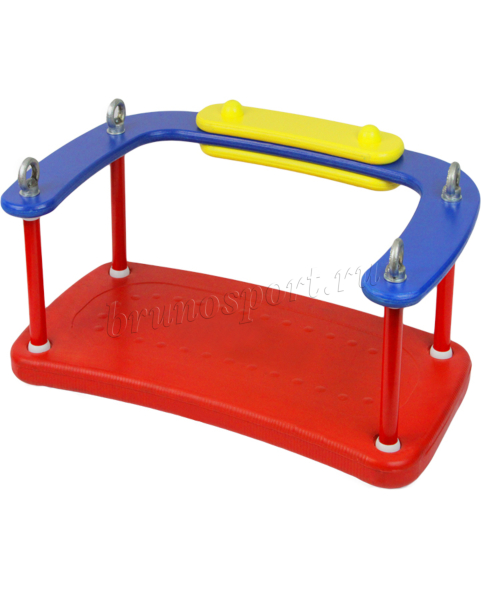 Сиденье для качелей прорезиненное с поддержкой (ПК-02)