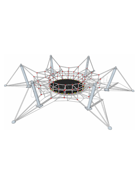 Канатная конструкция "Паук"